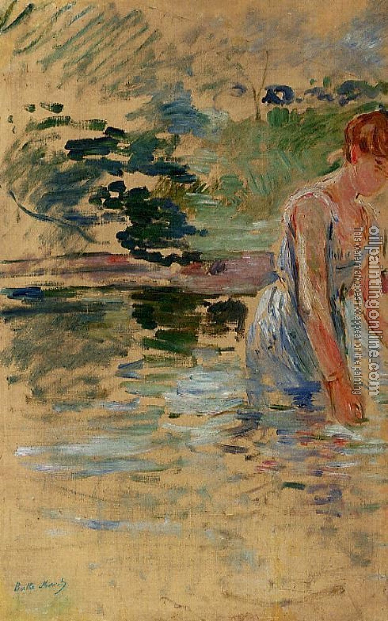 Morisot, Berthe - The Bath at Mesnil
